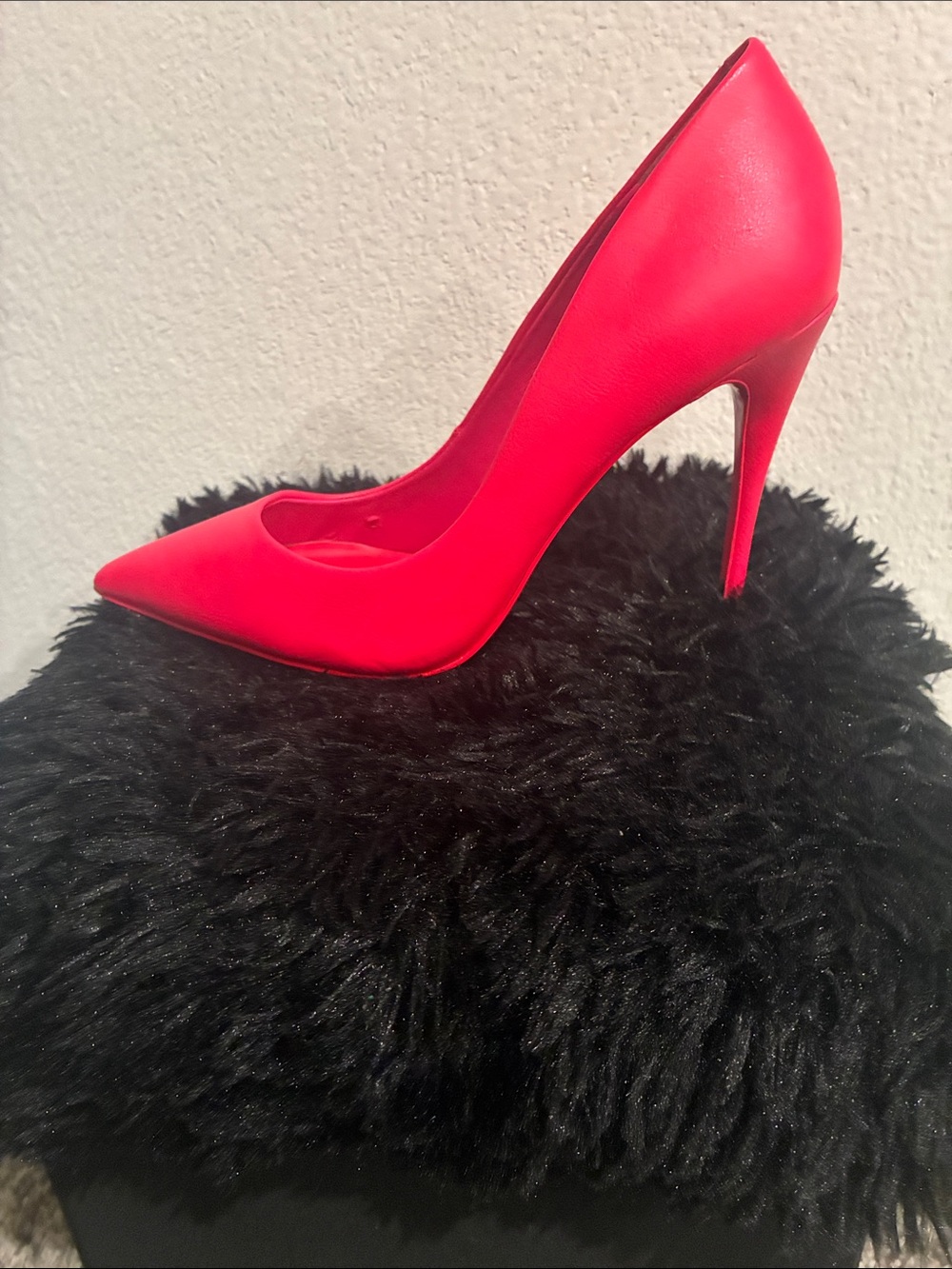 Aldo Hot Pink Pointed-Toe Stiletto Pump